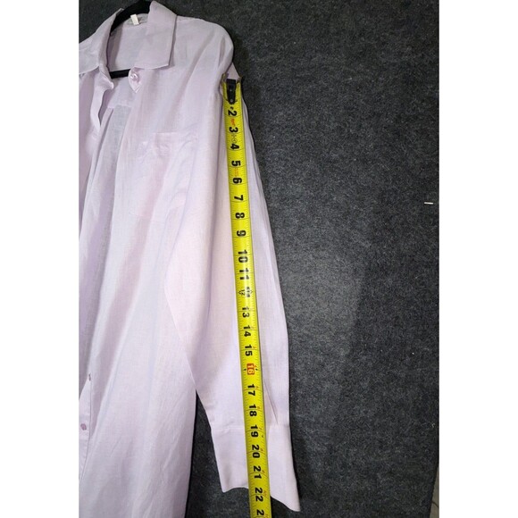 Favorite Daughter Women's 100% Linen Maxi Shirt Dress  Size Small - Picture 8 of 10